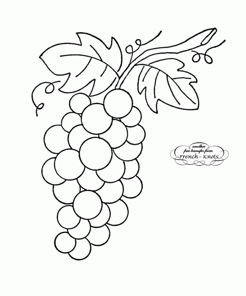 Plansa de colorat cu Fructe 238 24